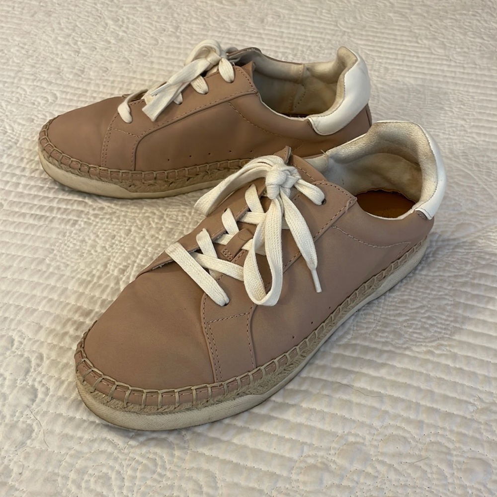 Blush Pink Espadrille Sneakers
